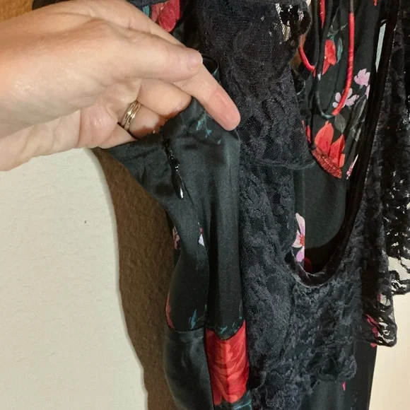 Free People Warm Heart Floral Midi Dress - Size L - Picture 4 of 7